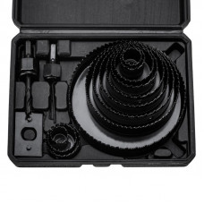 Набор кольцевых пил по дереву, 19-127 мм, 16 предметов KRANZ