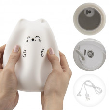 Силиконовый ночник Котик USB с 3 режимами, RGB-свечение NEON-NIGHT