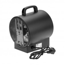 Пушка тепловая электрическая, круглая, прямоугольная подставка, ТЭН, 2кВт REXANT