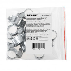 Хомут силовой 17-19-0,8мм, (10 шт/уп) REXANT