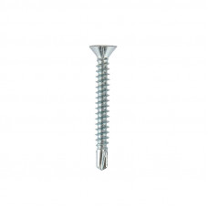 Саморез оконный KRANZ сверло, 3.9х32, белый цинк, упаковка поставщика ( 9 000 шт. )