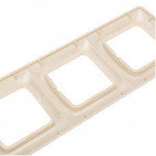 DEA Рамка 3-я горизонтальная Беж KRANZ