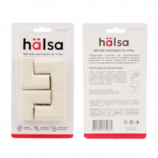 Накладки-протекторы для мебели мягкие 23,9х7,5х51,5 мм (4 шт/уп) HALSA