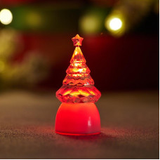 Фигура светодиодная на подставке Ёлочка Кристалл, RGB