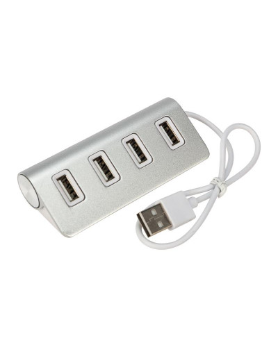 Разветвитель REXANT 4 USB-port серебристый