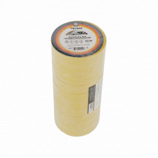 Изолента ПВХ профессиональная, 0,18х19мм, 20м, желтая KRANZ
