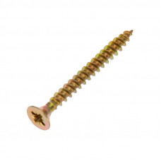 Саморез универсальный 4,0х40 мм, желтый цинк, короб (200 шт/уп) KRANZ