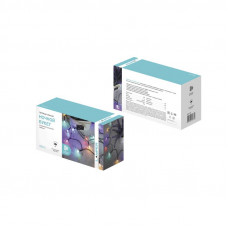 Гирлянда садовая (каскад) Ночной букет 4м, мультиколор, с аккумулятором и выносной солнечной панелью LAMPER