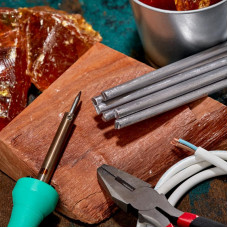 Припой пруток ПОС-30, Ø8мм, длина 400мм, ГОСТ 21931-76, олово 30%, свинец 70% (упак. 5 кг) REXANT