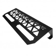 Полка для хранения одежды в стиле лофт, настенная, черная REXANT