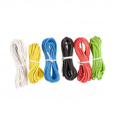 Набор автопровода «Радуга» 1х1,00мм, 6 цветов (белый, желтый, зеленый, красный, синий, черный) по 3м REXANT