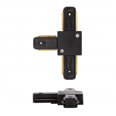 Коннектор для однофазного шинопровода T-образный черный REXANT