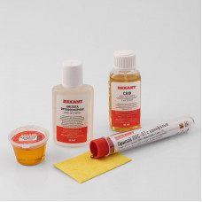 Набор К5 для пайки универсальный (припой, губка, канифоль, флюс СКФ, флюс ОК) REXANT