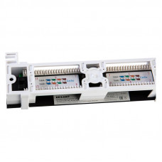 Панель коммутационная настенная, 12 портов, UTP, RJ-45, CAT 5e REXANT