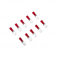 Клемма плоская изолированная РПи-п 1.5-(6.3)/РпИп 1,25-6-0,8 штекер 6.3 мм 0.5-1.5 мм², красный, в упак. 10 шт.  REXANT