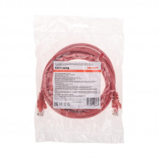 Патч-корд U/UTP, CAT 6, RJ45-RJ45, 26AWG, LSZH, красный, 3м REXANT