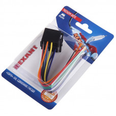 Разъем для автомагнитолы 'Евро' ISO, гнездо сдвоенное, 1шт. REXANT