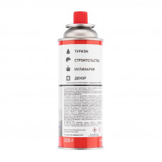 Газ для зажигалок, металлический баллон 300 мл (с универсальным штоком для большинства газовых устройств)