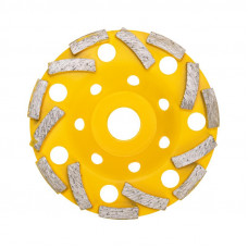 Чашка алмазная шлифовальная, Турбо-сегмент, 125х22,2мм KRANZ