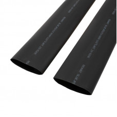 Трубка термоусаживаемая СТТК (4:1) двустенная клеевая 52,0/13,0мм, черная, упаковка 2 шт. по 1м REXANT