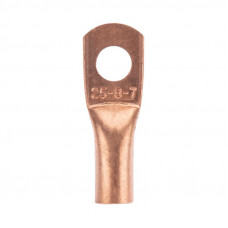 Наконечник медный ТМ 25-10-8 (25мм² - Ø10мм) (в упак 100 шт.) REXANT