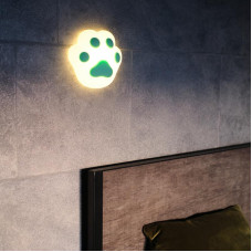 Силиконовый ночник Кошачья лапа бирюзовый NEON-NIGHT