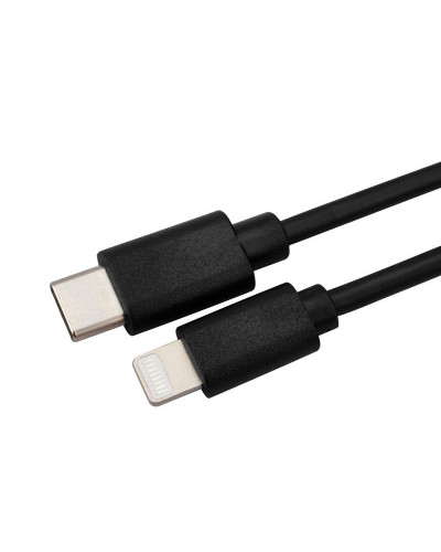 Кабель Type-C – Lightning для Apple, 3A, 1м, ПВХ, черный REXANT