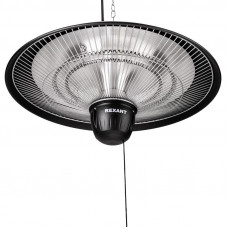 Обогреватель электрический инфракрасный подвесной в корпусе из нержавеющей стали 1,5кВт, 3 режима обогрева, механическая регулировка REXANT