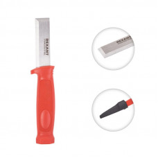 Нож-стамеска, нержавеющая сталь, лезвие 75х22мм REXANT