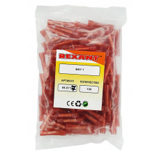 Соединительная гильза изолированная L-27.3 мм нейлон 0.5-1.5 мм² (ГСИ(н) 1.5/ГСИ-н 0,5-1,5) красная REXANT