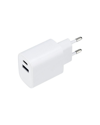 Сетевое зарядное устройство REXANT USB + Type-C, 5V, 2.4 A, белое