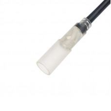 Установочный набор для дюралайта 3W диаметр 13мм (блок питания ПВХ с диодным мостом и вилкой, заглушка, игла, термоусадка) до 100м