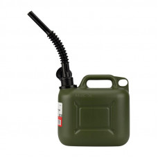 Канистра для ГСМ и технических жидкостей, вертикальная, 5л, пластиковая, усиленная REXANT