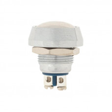 Кнопка антивандальная Ø12 Б/Фикс (2с винт) OFF-(ON) сфера (A12-A3) REXANT