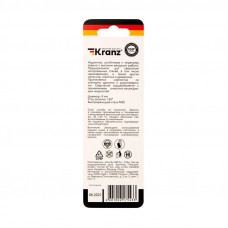 Сверло по металлу 4х75х43мм «Кобальт» (сталь HSS-Co 5% M35 P6M5K5) DIN 338, 1 шт. в блистере KRANZ