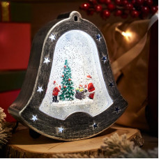 Декоративный светильник Колокольчик с эффектом снегопада NEON-NIGHT