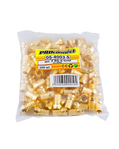F-разъем RG-6, Gold PROconnect