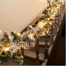 Гирлянда Твинкл Лайт 15 м, прозрачный ПВХ, 120 LED, цвет ТЕПЛЫЙ БЕЛЫЙ