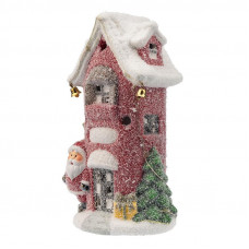 Керамическая фигурка Красный домик 11,5х8,5х20,4 см