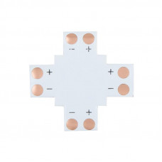 Плата соединительная (X) для одноцветных светодиодных лент шириной 8 мм LAMPER
