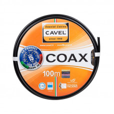 Кабель коаксиальный SAT 703 ZH, Cu/Al/CuSn, 75%, 75Ом, 100м, INDOOR, серый CAVEL