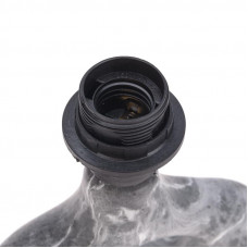 Светильник декоративный настольный Форте, основание кольцо под черный мрамор, белый абажур, цоколь Е27, 60Вт REXANT