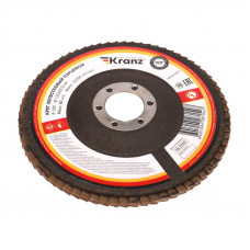 Круг лепестковый торцевой, P120, 125х22,2мм KRANZ