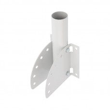 Кронштейн накладной / под бандажную ленту с переменным углом белый (230х150х150, Ø 57) REXANT  арт.607-302; 607-304;