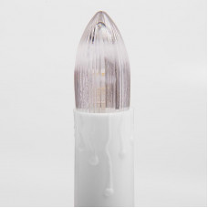 Гирлянда Свечи 6м, темно-зеленый ПВХ, 30 LED ТЕПЛЫЙ БЕЛЫЙ