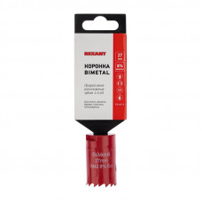Коронка Bimetal 27мм REXANT