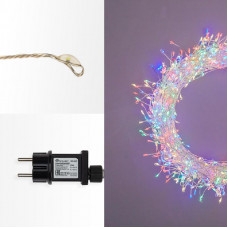 Гирлянда роса Фейерверк с трансформатором 20 м, 1000 LED, цвет свечения мультиколор