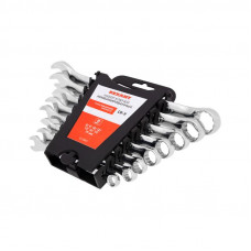 Набор ключей комбинированных (8-19мм), 8 шт, CrV, зеркальное хромирование REXANT