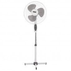 Вентилятор напольный DUX DX-1601R с пультом и таймером, 40 Вт, 220V, цвет белый/серый