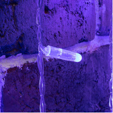 Гирлянда светодиодная Занавес 2х6м 768 LED СИНИЙ прозрачный ПВХ IP65 постоянное свечение 230В нужен блок 303-500-1 NEON-NIGHT